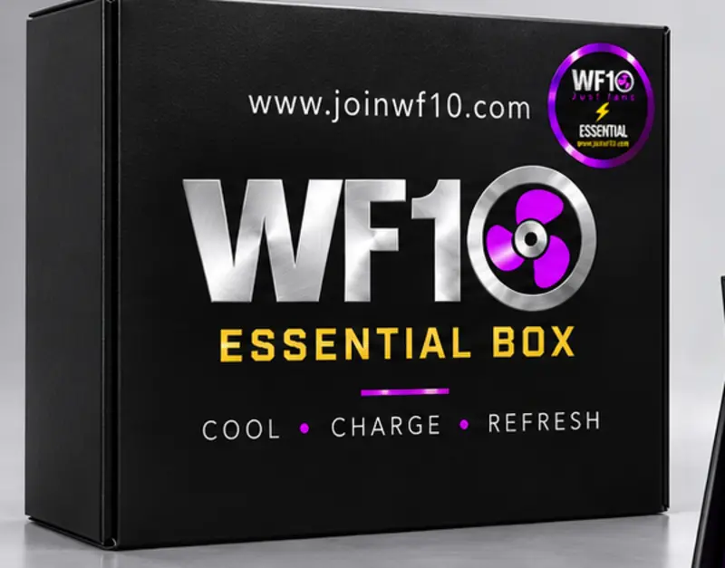 Closed black WF10 Essential Box